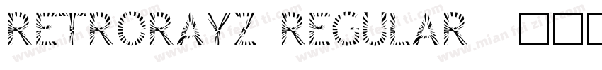 RetroRayz Regular字体转换